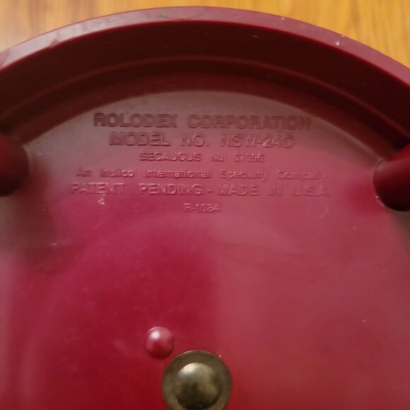 Rolodex Dome Address Book Memorydex Journal Office Desk Rotary Swivel NSW 24C Re - Picture 5 of 15